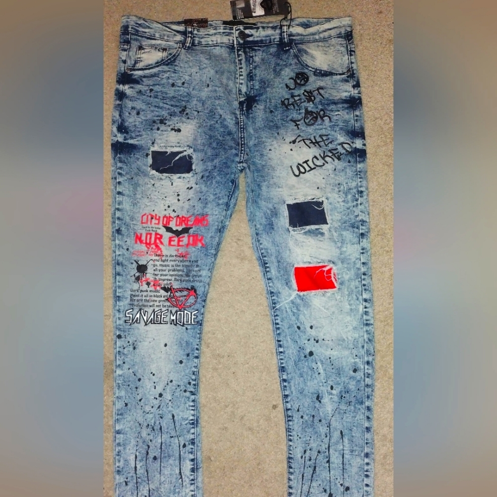 R3BEL men's jeans NEW. 38x32